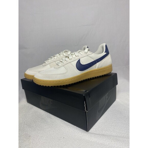 Nike Field General 82 Pale Ivory Navy Gum Men’s 9.5 Retro Sneaker New - Picture 1 of 6